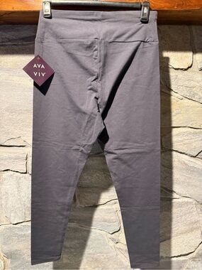 AVA & VIV Charcoal Women’s Leggings, NWT, XL